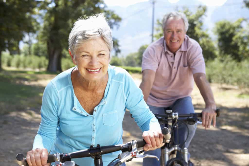older people being active