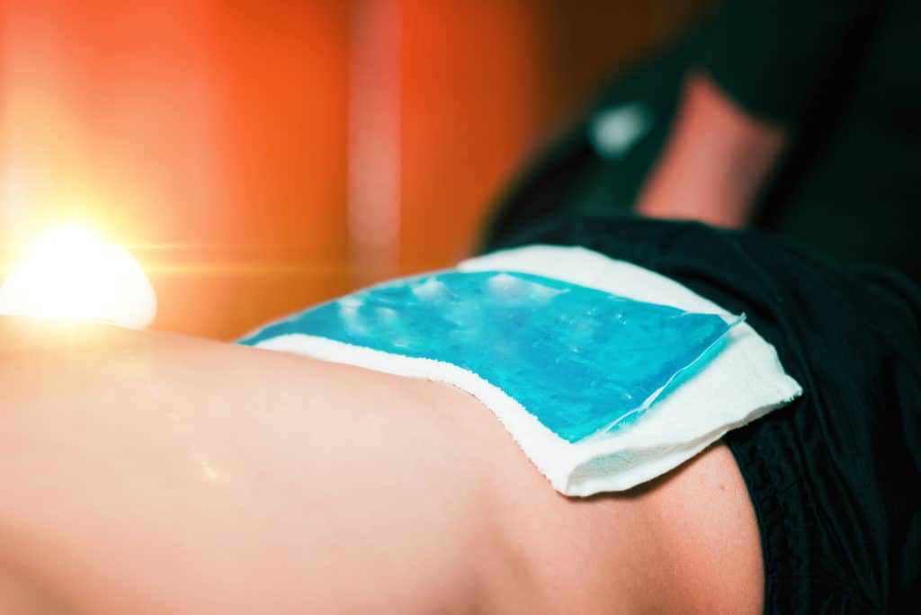 ice pack on lower back to help sciatica 