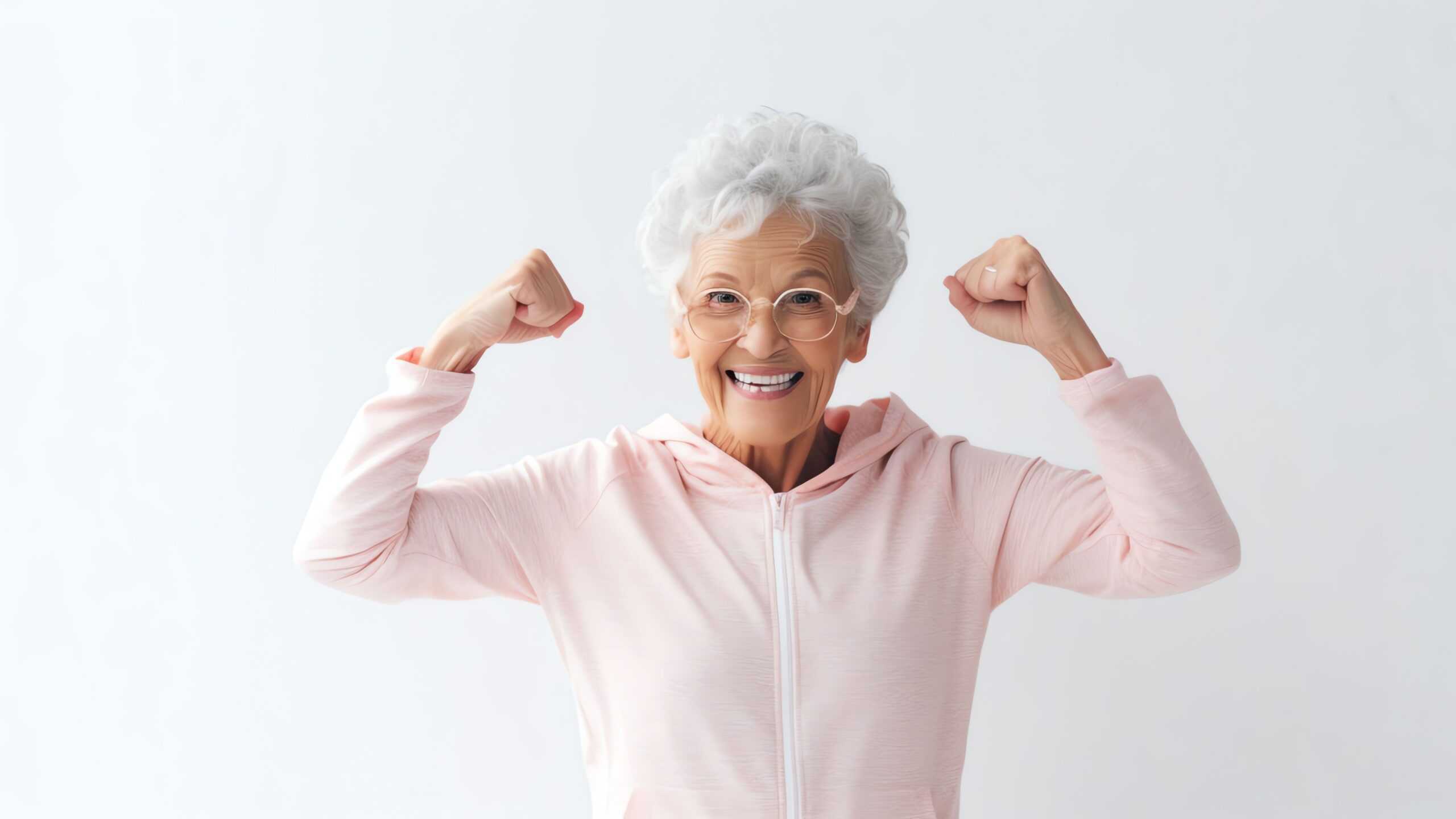 physical therapy for seniors smiling woman