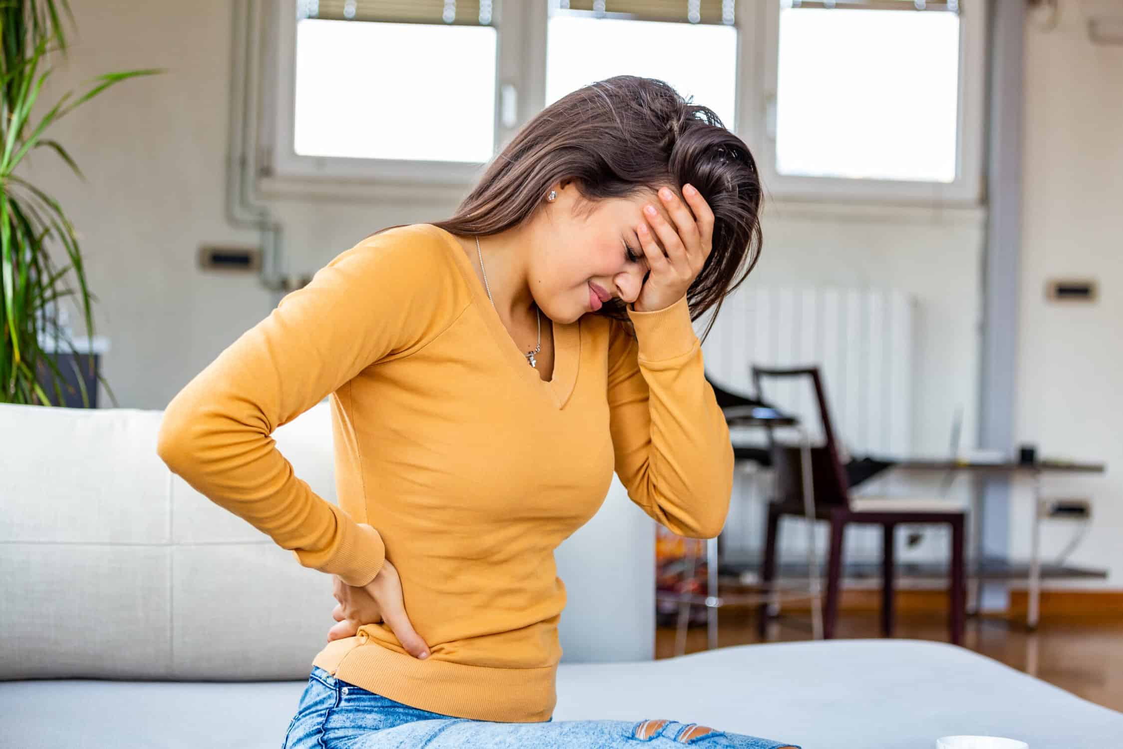 women suffering with chronic pain management